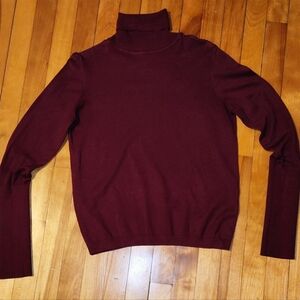 Philosophy Turtleneck Sweater in Deep Wine